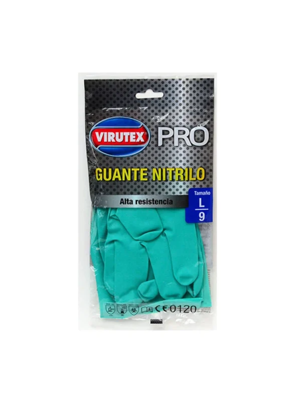 Guante Nitrilo Verde L - Vtx Pro 1100783