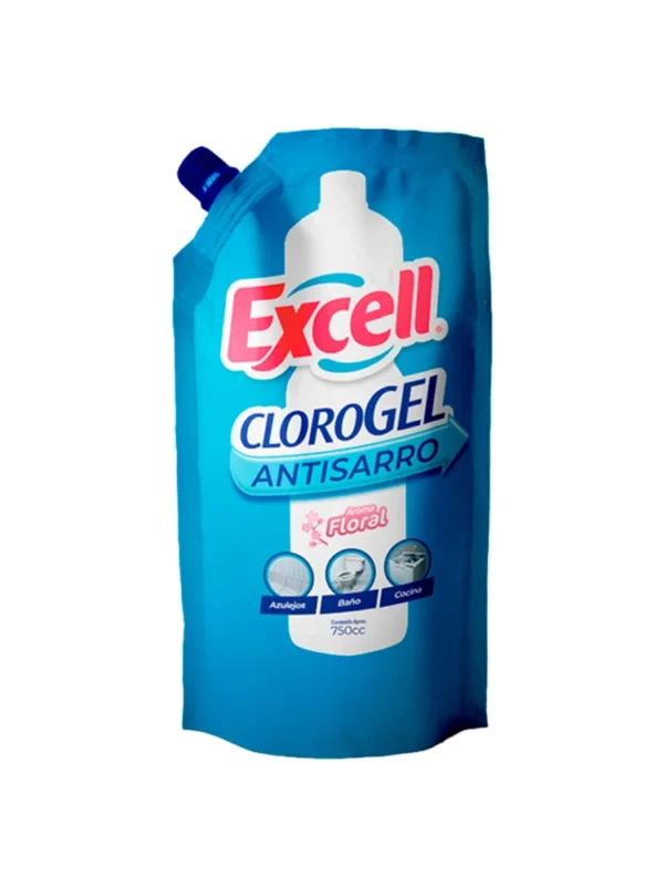 Clorogel Doypack floral 1000cc Excell