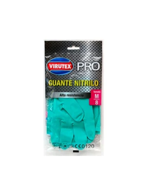 Guante nitrilo verde M Virutex PRO