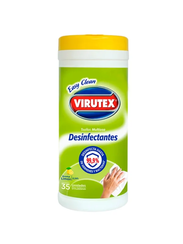 Toallas desinfectantes multiuso 35u Easy Clean Virutex