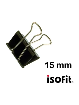 Apretador doble clip 15mm 1/2 caja 12 unidades Isofit