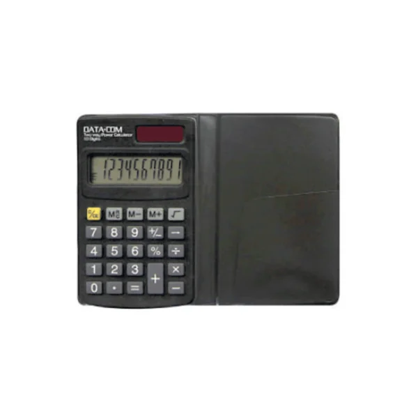 Calculadora de bolsillo 10 dígitos C900 negro pila y solar Datacom