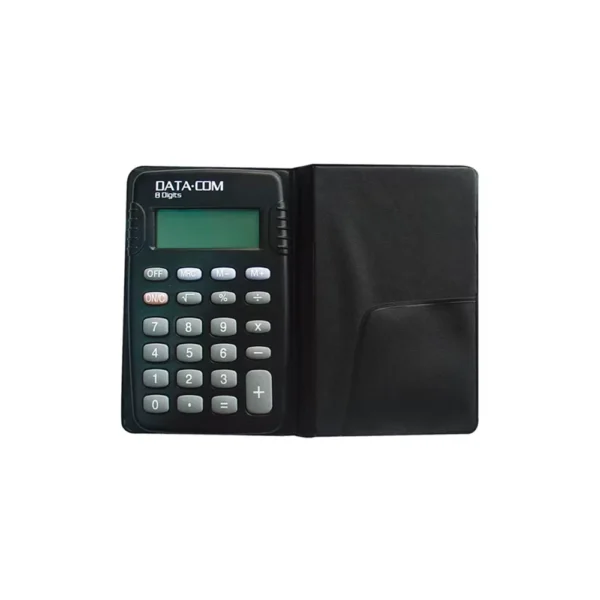 Calculadora de bolsilla man 8 dígitos C900 negro pila Datacom