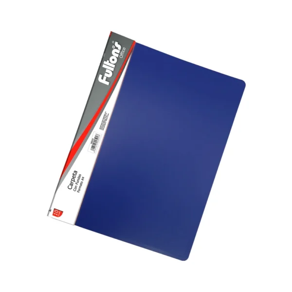 Carpeta con funda A4 10 vinil azul Fultons