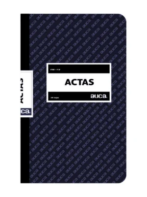 Libro de actas lineal 100 hojas Auca