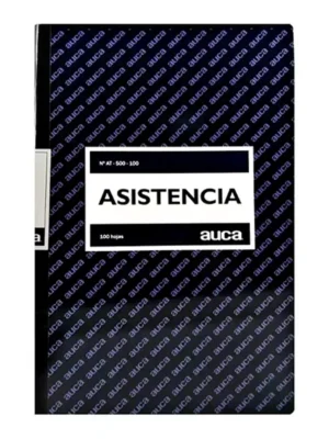 Libro de asistencia 100 hojas Auca