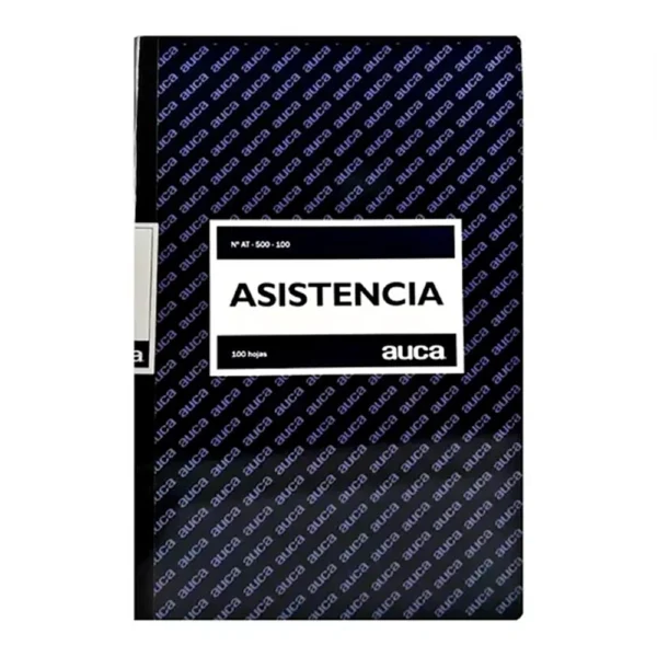 Libro de asistencia 100 hojas Auca