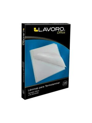 Láminas para plastificar 228x340mm 100 unidades Lavoro