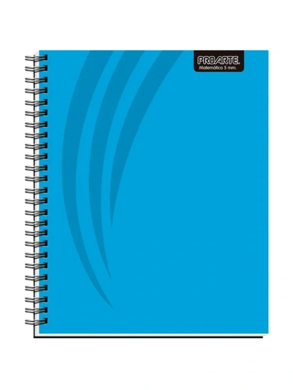 Cuaderno Universitario Liso 5mm Proarte 19036 celeste