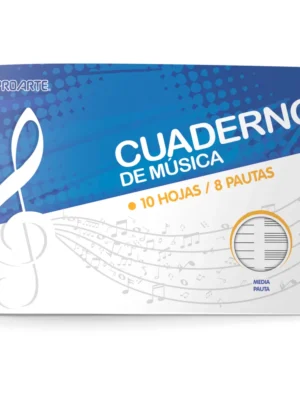 Cuaderno de Música Media Pauta