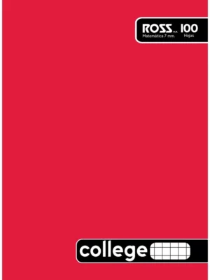 Cuaderno College Liso 100 Hojas 7 mm Ross