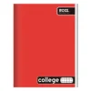 Cuaderno College Liso 80 hojas 7 mm Ross rojo