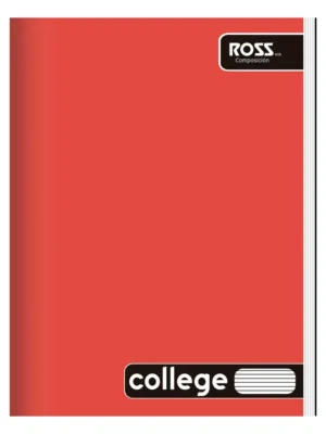 Cuaderno College Liso Composición 80 hojas Ross