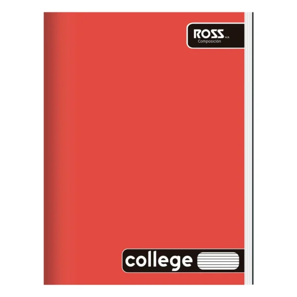 Cuaderno College Liso Composición 80 hojas Ross