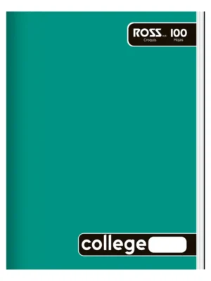 Cuaderno College Liso Croquis 100 hojas Ross