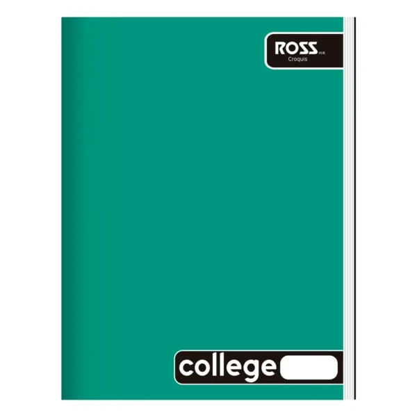 Cuaderno College Liso Croquis 80 Hojas Ross